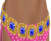 Gold/Sapphire Boho Belt2
