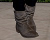 Calf Slouch Ankle Boots