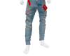 Jeans & Red