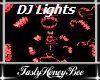 Spinning DJ Red Lights