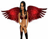 red goth wings