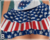 USA Stars Stripes Skirt