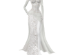 white wedding dress