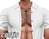Open White Shirt