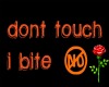 *ADI*dont touch sign