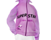 pink superstar hoodie