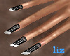 {LZ} Nails! Black Razor