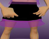 purple trimmed skirt