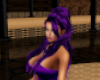Purp Long Wavy Ponytail