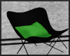 Black & Green Chair