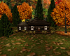 AUTUMNCABIN IN THE WOODS