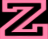 Letter Z Pink Sticker
