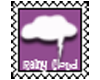 **Rainy cloud stamp**