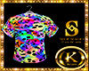 Neon skulls shirt