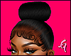 ❥𝓖. Sock Bun BLK.