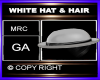 WHITE HAT & HAIR