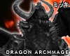! Dark Dragon Mage Head