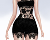 Black Crochet Dress