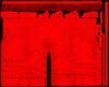 red beach bum shorts