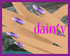 Dainty Hands Purple
