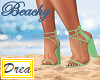 ~Beachy Green Heels