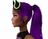 Long Dark Purple Hair