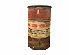 Rusty Esso Grease Barrel