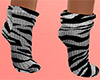 White Tiger Stripe Socks (F)