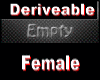 Empty Accessories Female