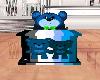 ~L~ Blue Bear Toy Box