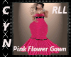 RLL Pink Flower Gown