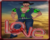 JA" Contry Couple Green