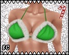 SC GREEN FUR BRA