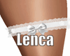 Winter white garter