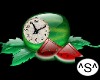 ^S^Watermelon Clock 2D