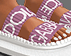 D.G Pink cozy sandales