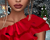 Red Ruffle Top