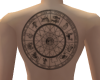 Back Astro Chart Tattoo