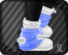 !SL l Blue Snow Shoes