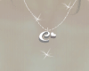 M' Letter C Necklace