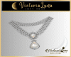 Silver Pears Necklace