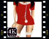 4K Red Xmas Dress