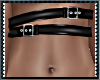 Black Latex  Belt