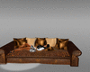 BROWN SOFA WITH POSES