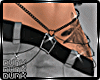 lDl Hip Chains Black