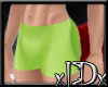 xIDx Softy Green Shorts