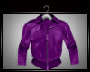 A^Purple Leather Jacket