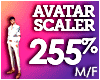 AVATAR SCALER 255%