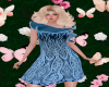 e_sapphire frill dress