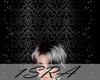 short black colored hair
